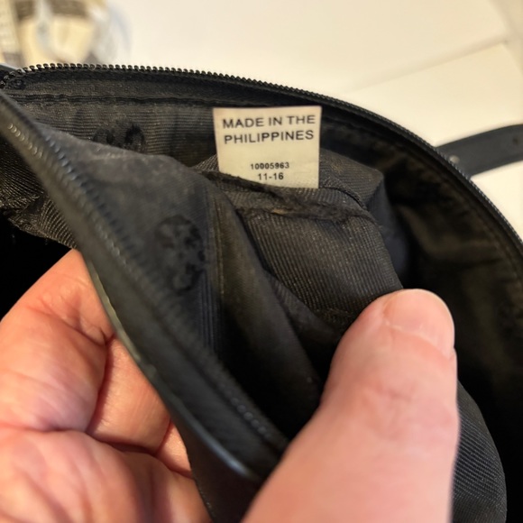 Tory Burch Small openTop Saffiano Leather Tote Bag In black. - Picture 8 of 8